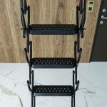 Escalera de tijera escamoteable ZX techo lacada negra