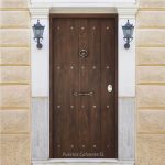 Puerta de Entrada Acorazada V500CC Nogal