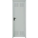 Puerta Galvanizada Rejilla - Galvanizada lisa cubierta en PVC Blanco
