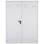 Puerta Galvanizada Prelacada - Prelacada 2 hojas ventilada