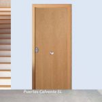 Puerta Acorazada Haya Cerradura 5P Lisa Serie 4B