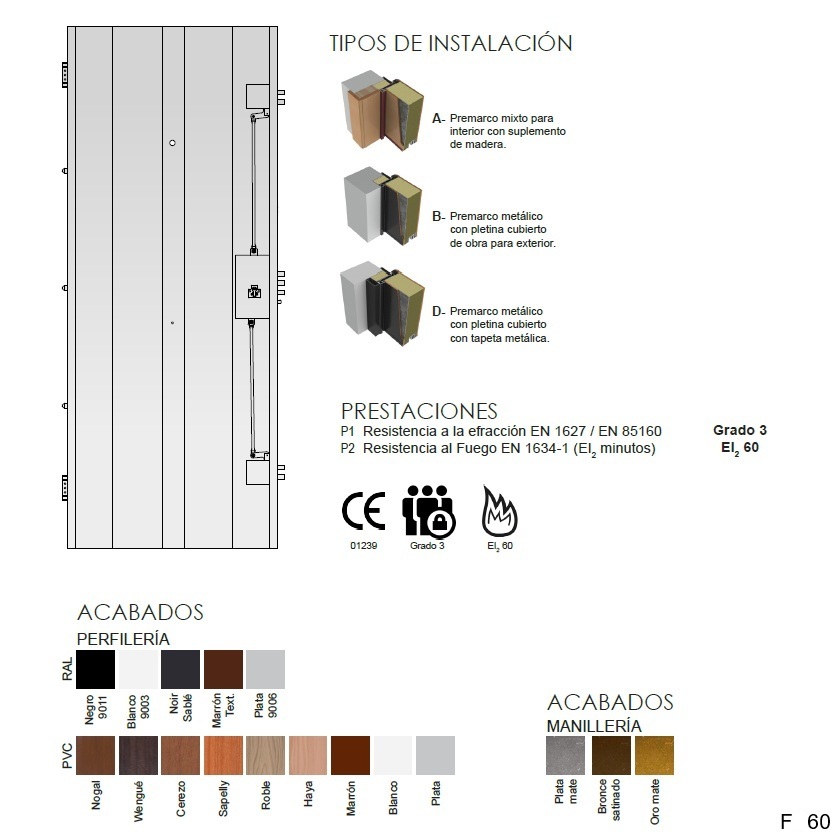 Puerta acorazada cortafuegos