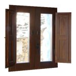 Ventana de Madera Porticón 2 Hojas