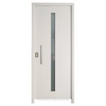 Puerta de Entrada Metálica de Seguridad Blanca 1 Glass