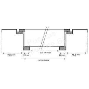 PUERTA ACÚSTICA METÁLICA 1 HOJA