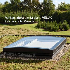 Ventana Velux Cubierta Plana Vidrio Curvo