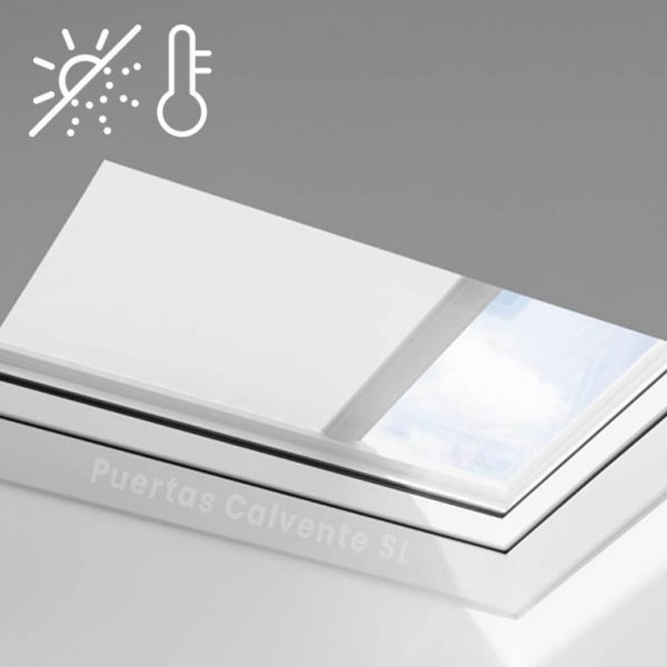 Toldo exterior solar para ventana de cubierta plana