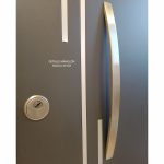 Puerta Exterior Entrada 3P Cintia-Málaga Saga blanca de 100x210cm - Imagen 3