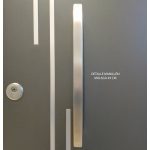 Puerta Exterior Entrada 3P Cintia-Málaga Saga blanca de 100x210cm - Imagen 2